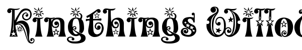 Kingthings Willow font preview